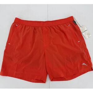 NWT Tommy Bahama Naples Circuit Bird of Paradise Red/Orange Swim Trunks Size XL